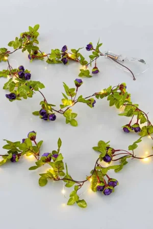 Meilleure Vente Guirlande lumineuse fleurs et feuillage